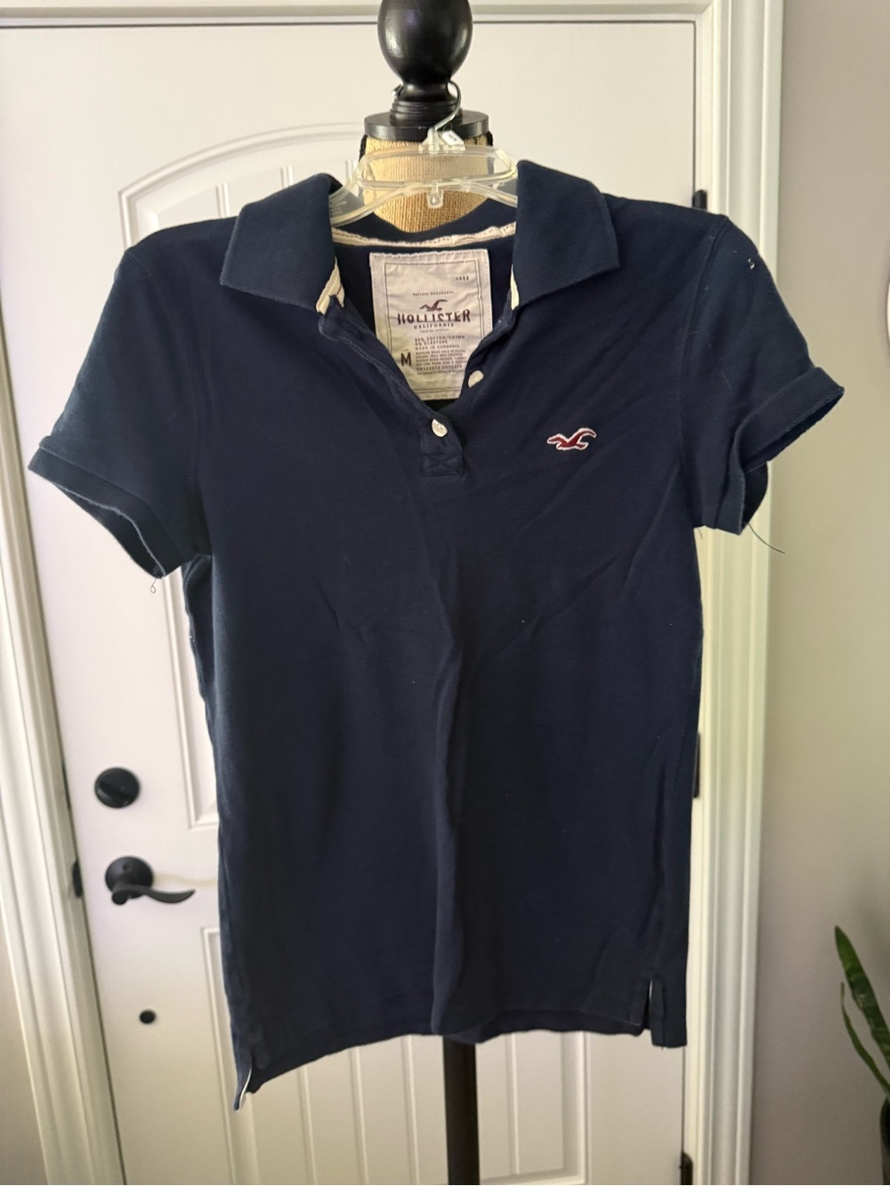 Hollister Navy Polo Shirt